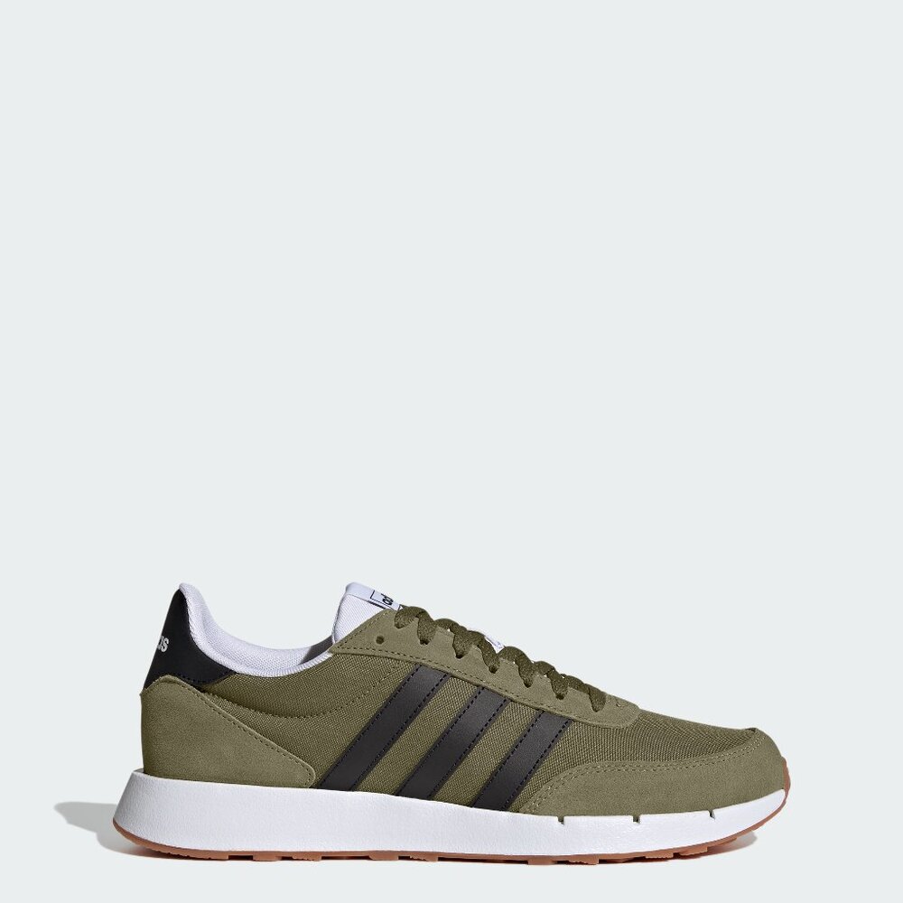 Adidas Men's Run 60s 2.0 Athletic Military Olive Green Size 10 GY3703